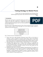 Software Testing Strategy For Mobile Phone: Guitao Cao, Jie Yang, Qing Zhou and Weiting Chen