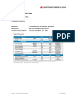 Provisional Product Data Sheet: Sumitomo Polypropylene