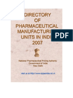 Pharma Manufacuring Units in India Reduced