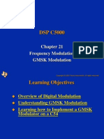 Frequency Modulation GMSK Modulation