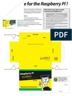 Raspberry Pi Paper Case Template