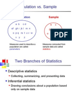 Population vs. Sample