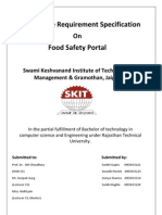 Srs On Food Safety Portal