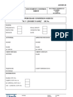 Tanker Condition Survey Report