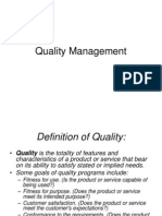 Quality Management