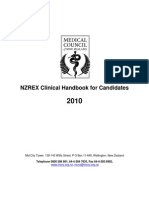 NZREX Clinical Handbook For Candidates 201 New Zealand