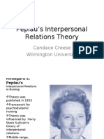 Peplau's Interpersonal Relations Theory Power Point