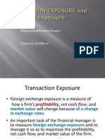 Transaction and Operating Exposure