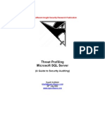 Threat Profiling Microsoft SQL Server: A Ngssoftware Insight Security Research Publication