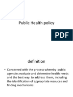 Health Policy