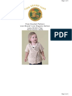 Free Crochet Pattern Lion Brand Lion Organic Cotton Lacy Child's Top