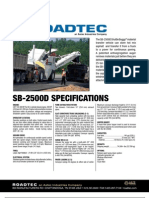 Sb-2500D Specifications: Engine: Fume Extraction System