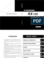 Hyosung RX 125 Manual de Reparatie WWW - Manualedereparatie.info