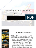 McDonalds Value Chain Analysis