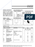 Triacs BT137B Series: General Description Quick Reference Data