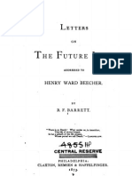 Benjamin F Barrett LETTERS On THE FUTURE LIFE Philadelphia 1873