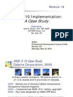 Dotson ANSI-z10 Case Study