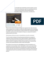 Ingles, Documento Original.: Determining Which Processes To Standardize Across The Enterprise