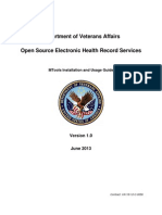 Department of Veterans Affairs Open Source Electronic Health Record Services