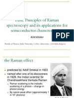 Basic Principles of Raman Spectroscopy and Its Applications For Semiconductor Characterization