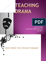 Week 8 Teaching Drama