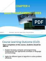 Chapter 4 - Basic Programming Codes