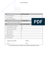 ATM Claim Form