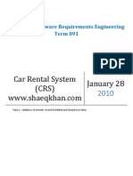 Car Rental SRS Document