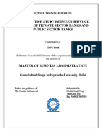 Comparitive Analysis of Public Sector and Private Sectors Banks PDF