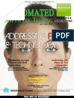 AutomatedSoftwareTestingMagazine July2012