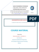 Course Material: Engineering Mechanics