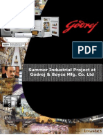 Final Summer Project at Godrej PDF