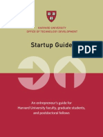 Harvard University START-UP GUIDE