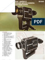 GAF SS 805 Instruction Manual