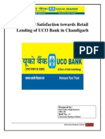 Customer Satisfaction Towards Retail Lending of UCO Bank in Chandigarh