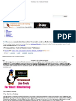 15 Command Line Tools To Monitor Linux Performance PDF