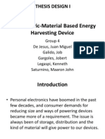 Piezoelectric-Material Based Energy Harvesting Device. 