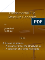 Fundamental File Structure Concepts