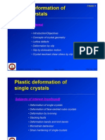 Plastic Deformation of Metals