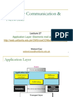 Computer Communication & Networks: Application Layer: Electronic Mail and FTP