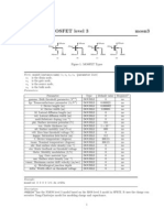 N Channel MOSFET Level 3