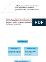 Organisation Values and Culture