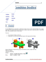 Unigraphics NX8 - Combine Bodies