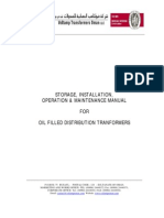 Voltamp Transformers Storage Instalaltion Operation & Maintenance Manual