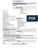 Waste Management Plan