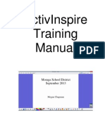 Activinspire Training Manual Chapman