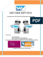 Sap User Exit Fico