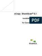 PDF Install Guide ShareScan Comprehensive Canon