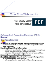 Cash Flow Statements: Prof. Gourav Vallabh XLRI Jamshedpur