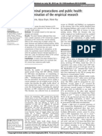 O'Byrne P Et Al. HIV Criminal Prosecutions and Public Health: An Examination of The Empirical Research